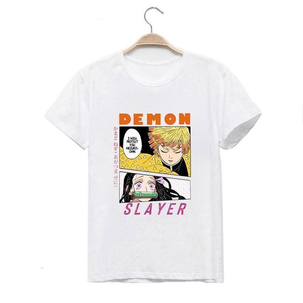 

fashion new women t shirt slayer japanese anime printed graphic tees women streetwear cool punk style tee, White