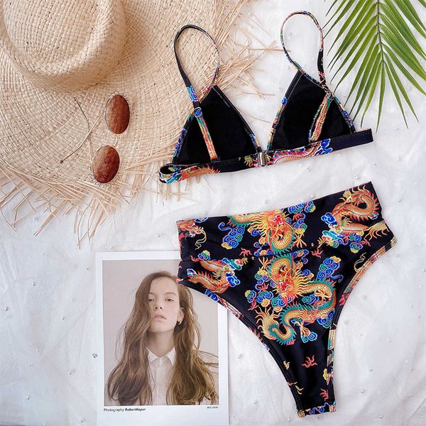 

women bandeau bandage bikini set push-up brazilian badmode beachwear badpak women's bathing suit #40, White;black