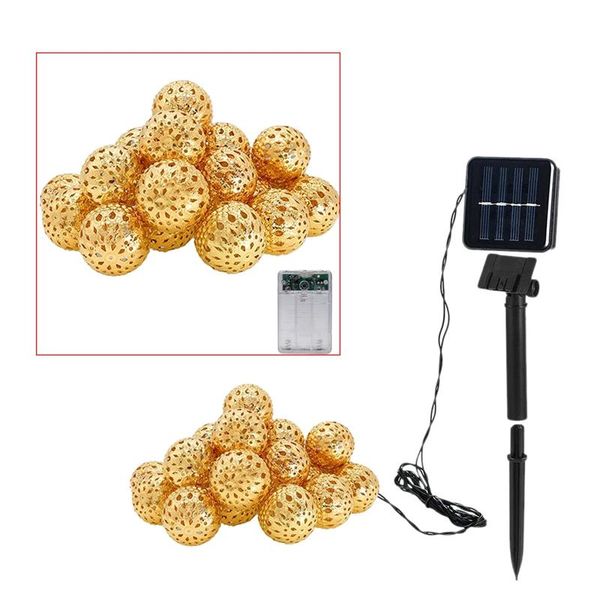 

ball fairy lights, powered led wrought iron string lights, used for christmas, halloween, wedding parties