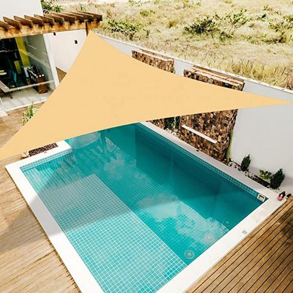 

shade oxford cloth universal permeable quadrangle uv block canopy dust-proof sun sail lightweight for outdoor