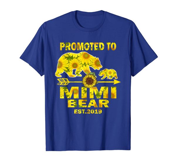 

promoted to mimi bear est 2019 t-shirt new mimi gift, White;black