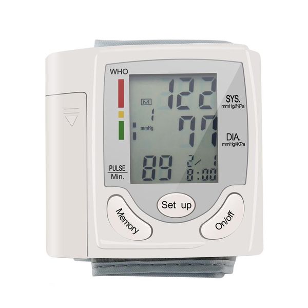 

automatic lcd digital wrist blood pressure monitor heart pulse measure high selling