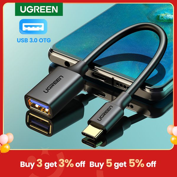 

ugreen usb c to usb adapter otg cable type c male to usb 3.0 2.0 female cable adapter for macbook pro samsung type-c adapter