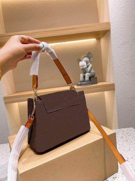

summer series cartoon leopard brown one-shoulder messenger handbag size 21*9*14cm