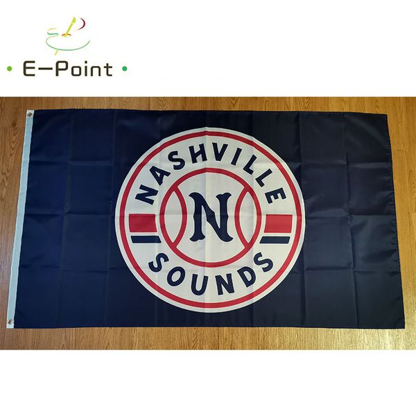 MiLB Nashville Sounds Flag 3 * 5ft (90cm * 150cm) Bandiera in poliestere Banner decorazione volante casa giardino bandiera Regali festivi