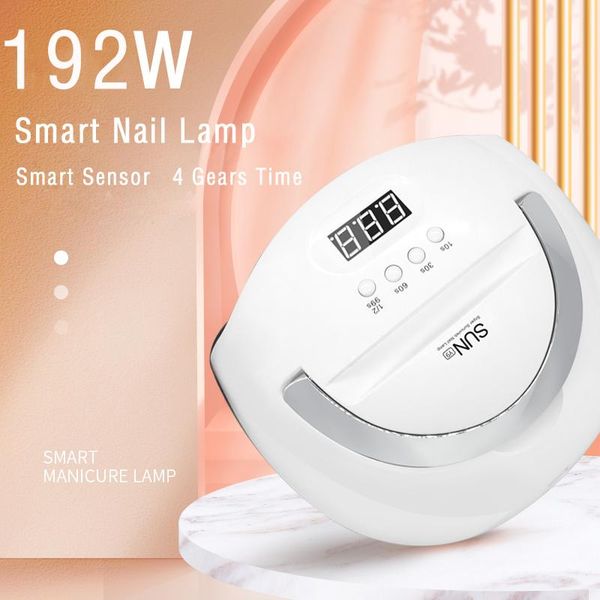 

nail dryers sun y9 192w dryer 45/led uv lamp automatic induction polish tool with 10s/30s/60s/99s timer