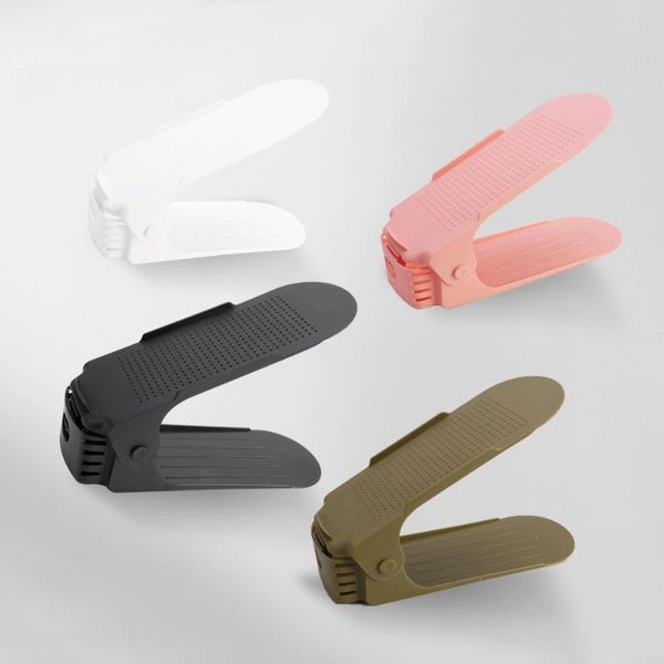 

clothing & wardrobe storage 8/10 pcs shoe rack organizer adjustable shoes stand shelf support slot space saving cabinet cupboard closet for