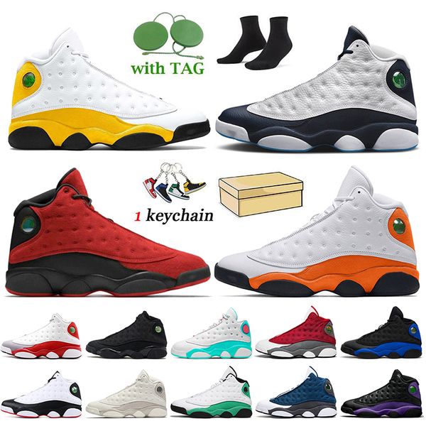 

jordan 13 retro 13s basketball shoes jumpman mens women air reverse university gold del sol bred obsidian starfish hyper royal he got game t