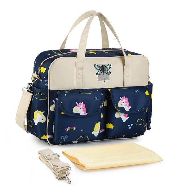 

diaper bags umaubaby bag waterproof nylon print one-shoulder mommy crossbody portable large capacity stroller maternal backpack