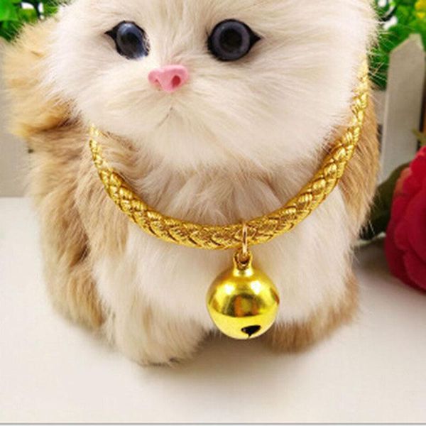

cat collar with bell safety cat collars puppy dog collar for cats small dogs kittens pu pet chihuahua products
