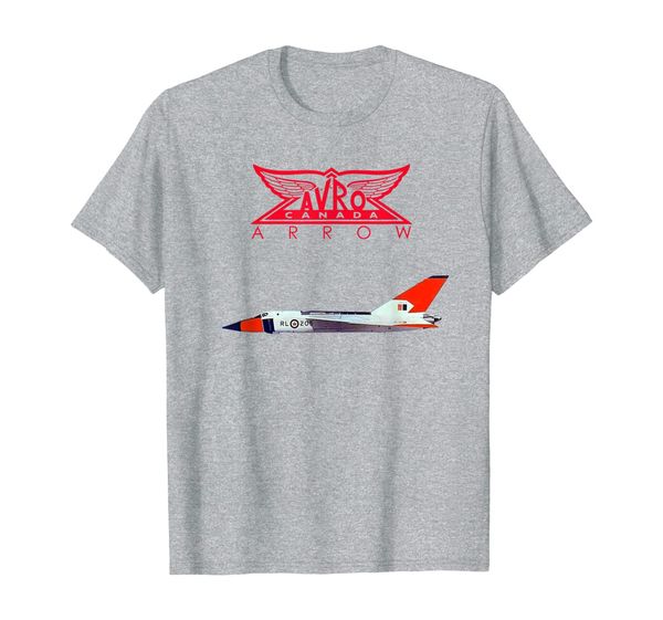 

aero shirts: avro arrow jet plane t-shirt, White;black