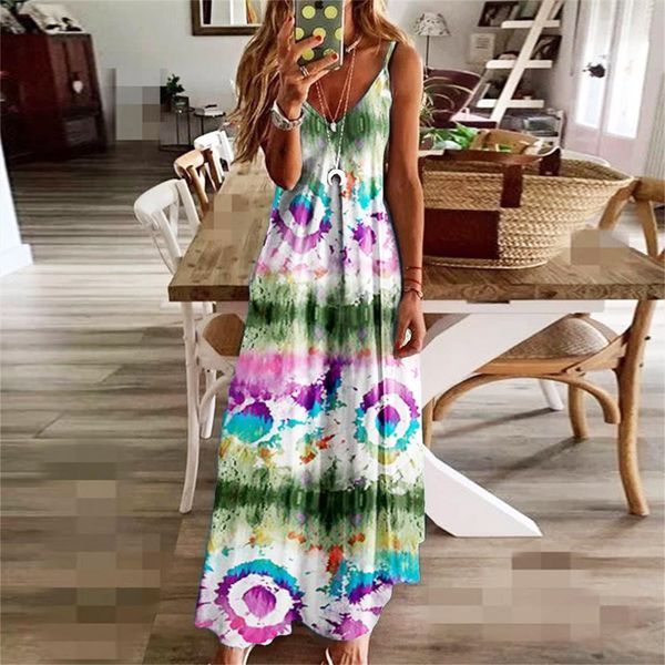 

summer long tropical print halter womens dress backless maxi bohemian sleeveless strap beach dresses vestido de mujer, Black;gray