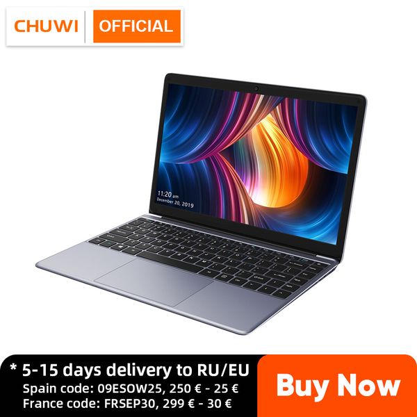

chuwi herobook pro 14.1" fhd screen intel celeron n4020 dual core uhd graphics 600 gpu 8gb ram 256gb ssd windows 10 laptop