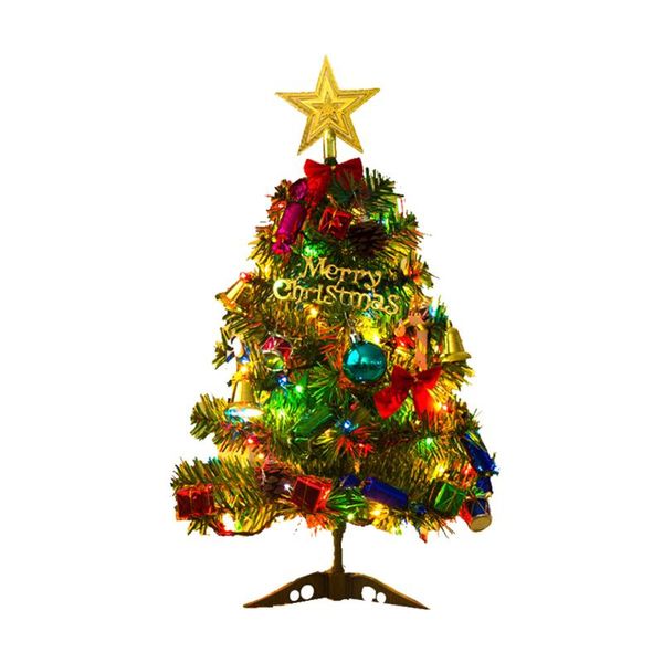 

christmas decorations 50cm artificial tree led multicolor lights holiday window set