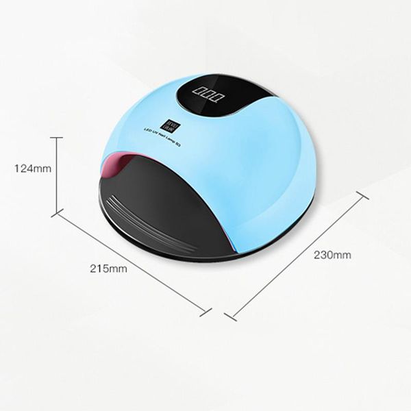 

nail dryers wholesale 1 pcs uv led dryer lamp curing light 80w gel polish sensor manicure tool m3