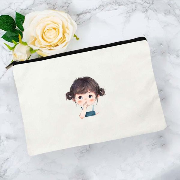 

cosmetic bags & cases cute baby bag for makeup women mini storage pouch kawaii travel women's woman make up handbags