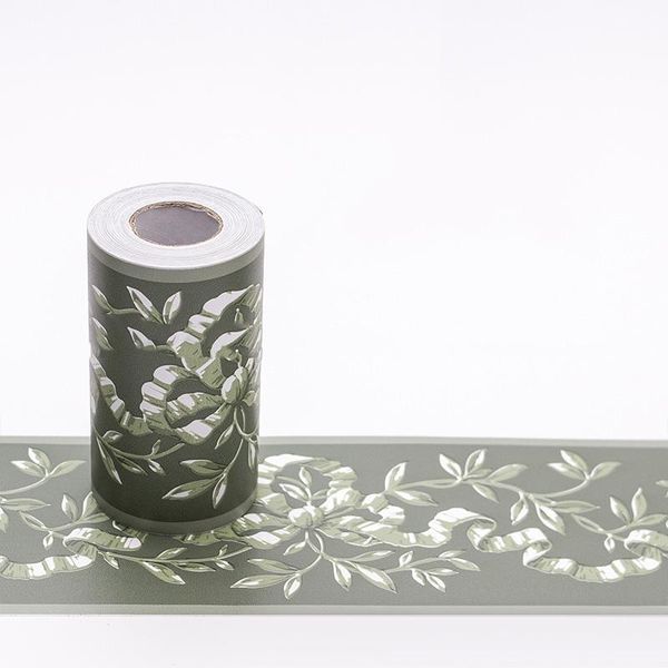 

wall stickers 10m self adhesive skirting border/pvc waterproof decor/floral