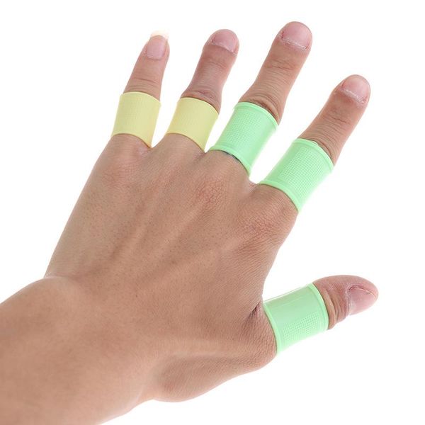 

golf training aids 8pcs/set finger toe silicon support sleeve protector grip grey multi color for men women