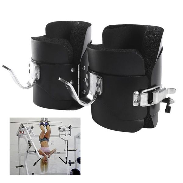 

2 pcs anti gravity inversion boots therapy spine ab chin up gym hook hanging pull up fitness equipment handstand shoes