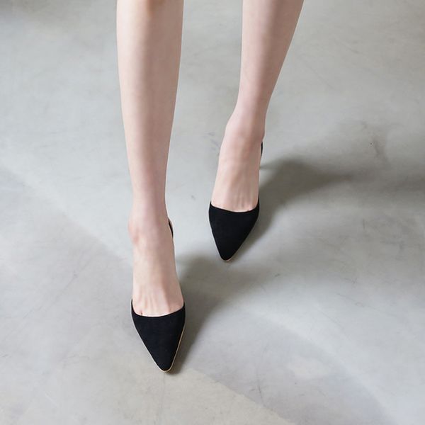 

autumn new fashion woman heel wild womens wear i shoes size 33-42 ge4d, Black