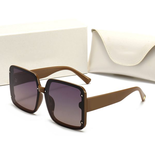 

2021 new designer square sunglasses men women vintage shades driving polarized sunglass male sun glasses eyewear with box, White;black