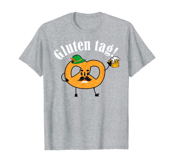 

gluten tag beer drinking oktoberfest funny drinking gift t-shirt, White;black