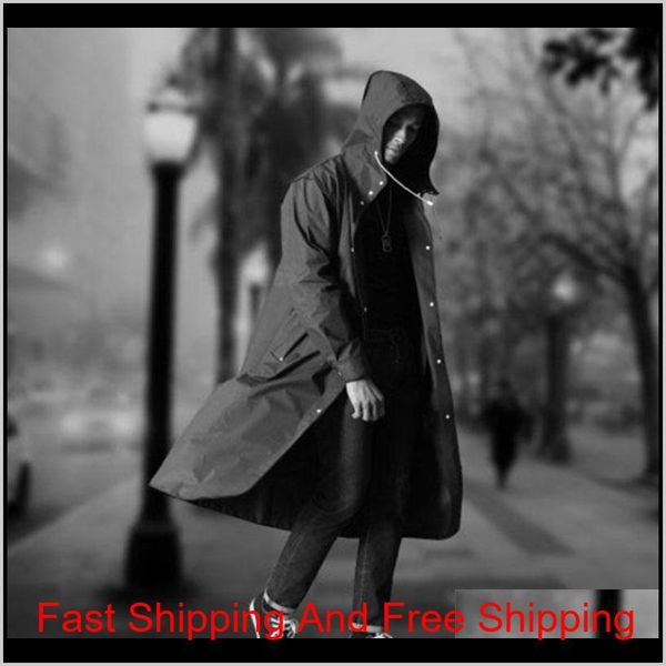 

raincoat men women waterproof hooded eva coat poncho new black fashion for boy girl travel fishing c qylvwu dh_seller2010