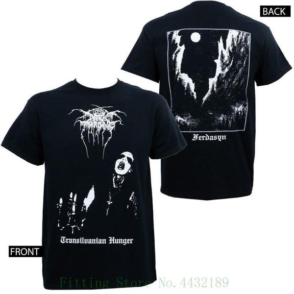 

men's t-shirts authentic darkthrone transilvanian hunger cover t shirt s m  xl 2xl tees, White;black