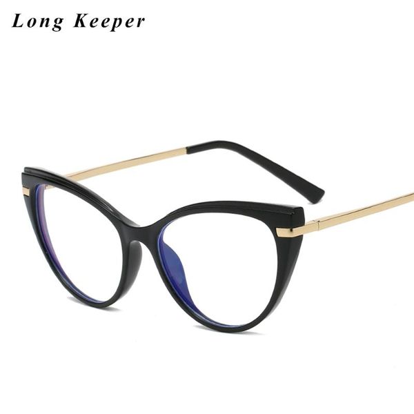 

sunglasses cat eye trends office anti blue light oversized retro computer glasses women blocking gaming big size men eyeglasses frame, White;black