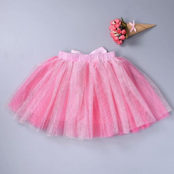 

skirts 2021 cute baby girls summer tutu star sequined mesh princess tulle skirt dancing party cotton clothing, Blue