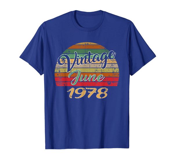 

june 1978 vintage funny 41th birthday gift t shirt, White;black