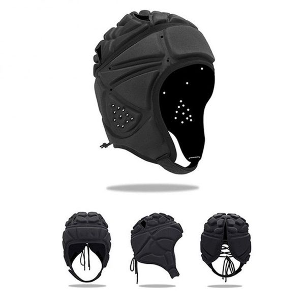 

cycling helmets children roller skating helmet adjustable anti-collision breathable football goalkeeper cap soft protective headgear