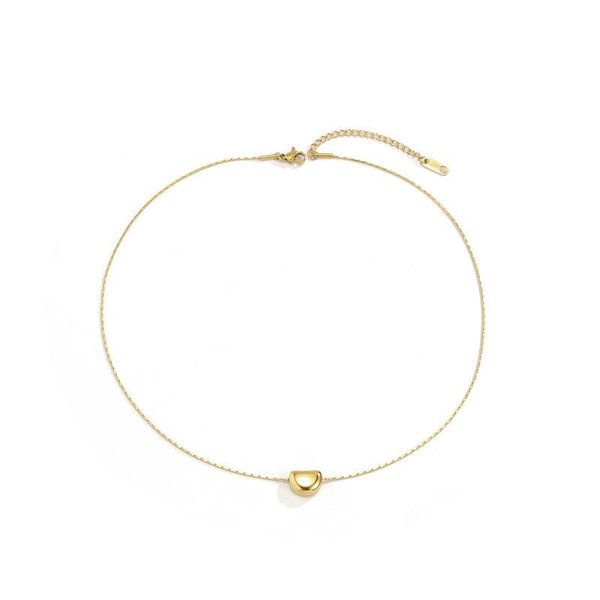 

pendant necklaces potcet 2021 fashion women stainless steel gold heart trend necklace hip hop items for jewelry, Silver