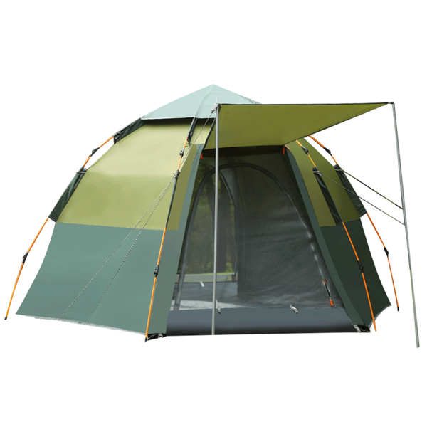 

tents and shelters sprsun double layer camping 4-6person nature hike tent outdoor waterproof anti uv shelter large leisure fishing awning
