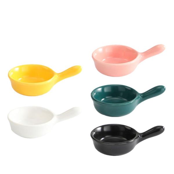 

dishes & plates 5 pcs mustard snack dessert creative condiment