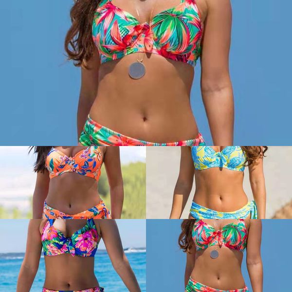 

bracket printed split steel 2021 bikini neck new strap high waist women's swimsuit2021, White;black