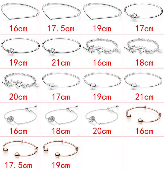 2021 Novo estilo 925 Sterling Silver Fashion Cartoon Diy Pure e Gorgeous Creative Basic Chain Bracelet Jewelry Factory Sales