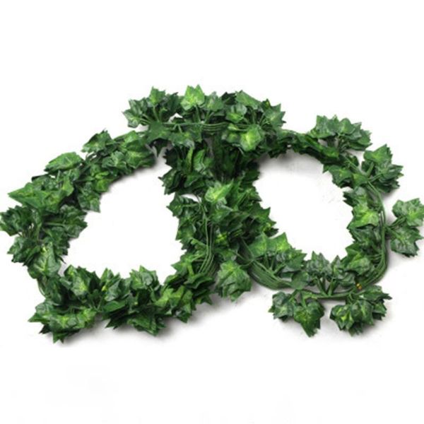 

decorative flowers & wreaths 81pcs leaf 12/18 piece 2.1m home decor artificial ivy garland plants vine fake foliage creeper green wreath