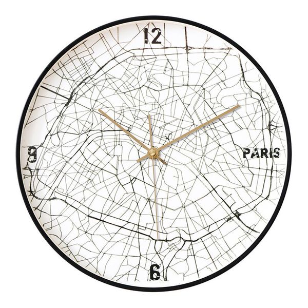 

wall clocks modern nordic design clock gold watch novelty living room bedroom silent creative reloj cocina home decor e5