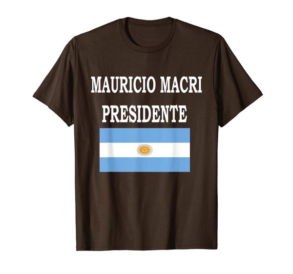 

mauricio macri presidente de la repÃºblica argentina t-shirt, White;black