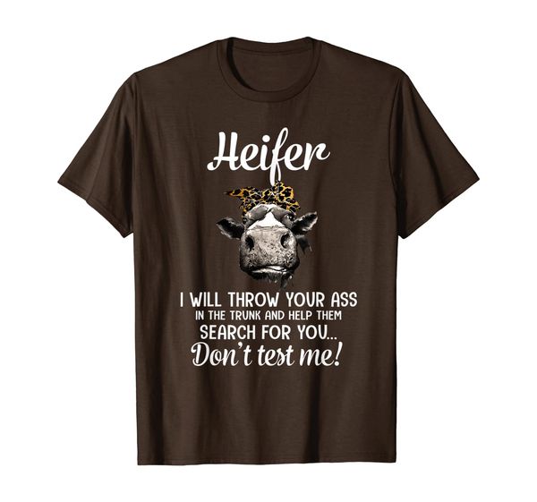

Funny Heifer i will throw your ass cow farmer Gift T-Shirt, Mainly pictures