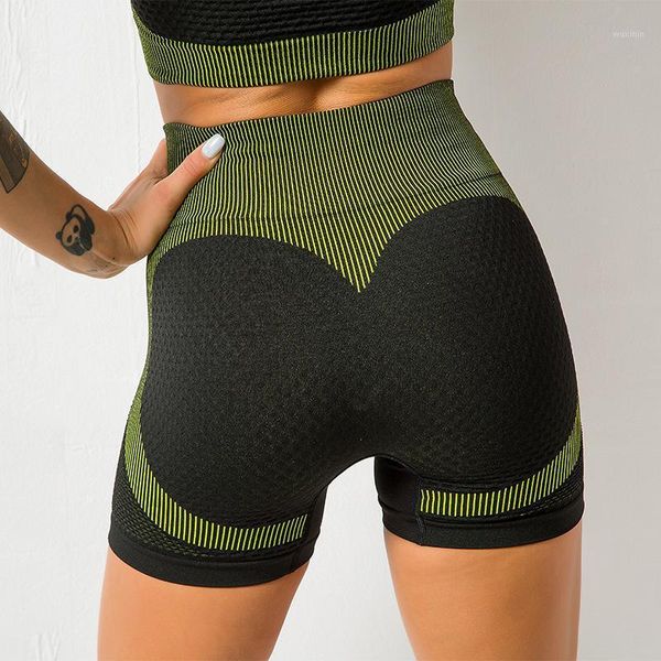 

yoga shorts women fitness high waist hip-up workout tight elastic sportswear push up cycling running gym leggings outfit
