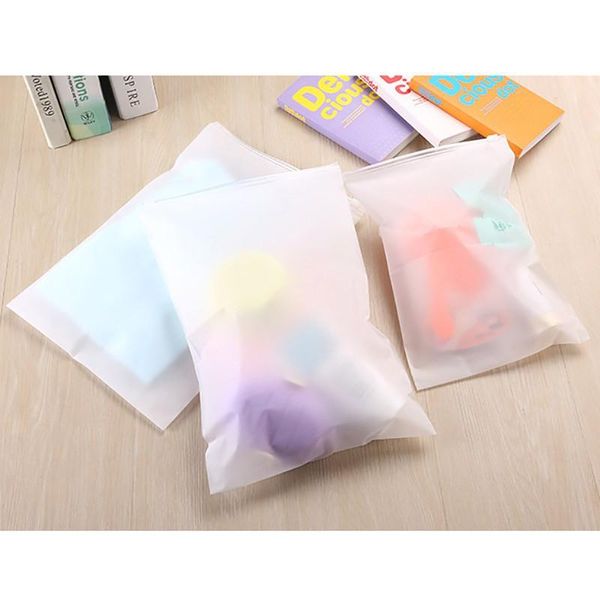 

clothing & wardrobe storage waterproof plastic self-sealing bag travel luggage shoes cloth suit cosmetic packing pouch organizer