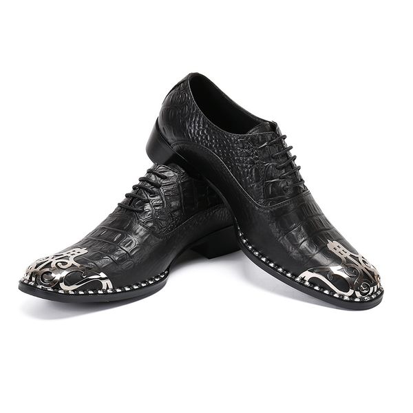 

20 daily youth leather shoes men's low formal versatile wedding, Black