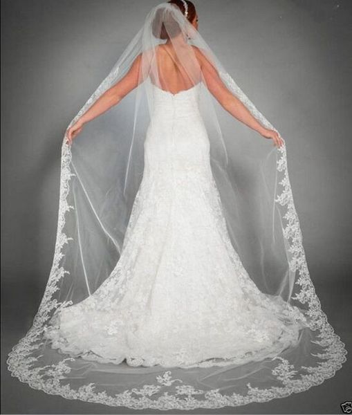 

2016 new white lace, new 3m lace headdress with comb bridal veil, Black