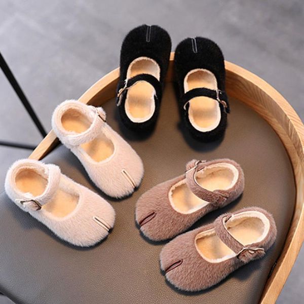 

first walkers baby girl first-walker flats infant prewalker princess shoes fleece loafer for winter warm fashion cute girls chilldren leathe