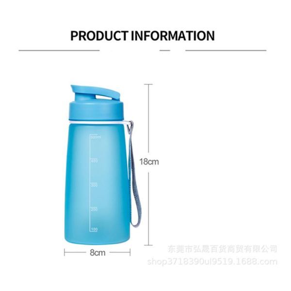 

water bottle gift large capacity portable 500ml reusable outdoor 2021 blue travel office yellow creative multifunctional kettle