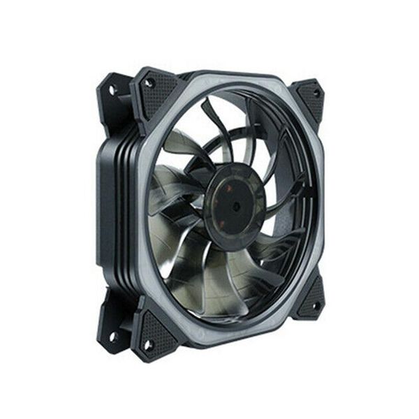 

120mm cpu cooler cooling fan led 8 damping pads lower noise heatsink fan, rgb