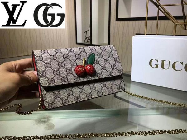 

byhc 99221 cherry chain bag women handbags iconic handles shoulder totes cross body bag clutches evening