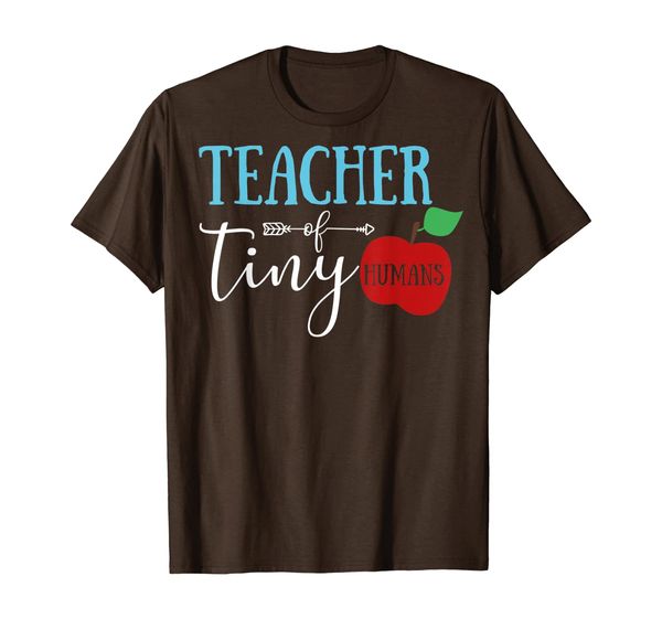 

Teacher of tiny humans t-shirt Best Teacher Gift Tee, White;black